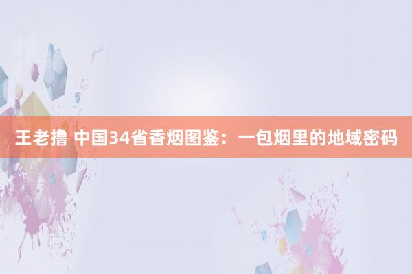 王老撸 中国34省香烟图鉴：一包烟里的地域密码